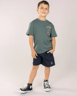 Salty Life Toddlers' Carrion Crown T-Shirt Green Outlet