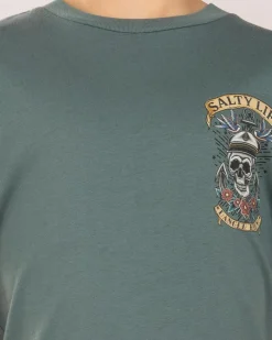 Salty Life Toddlers' Carrion Crown T-Shirt Green Outlet