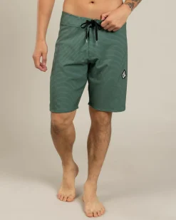 Volcom Too Hectik 2 Board Shorts Cedar Green Outlet