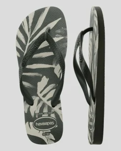 Havaianas Top Aloha Thongs Green Olive/green Olive Best