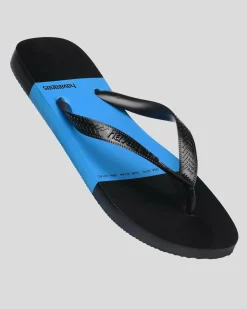 Havaianas Top Block Thongs Black/blue Best