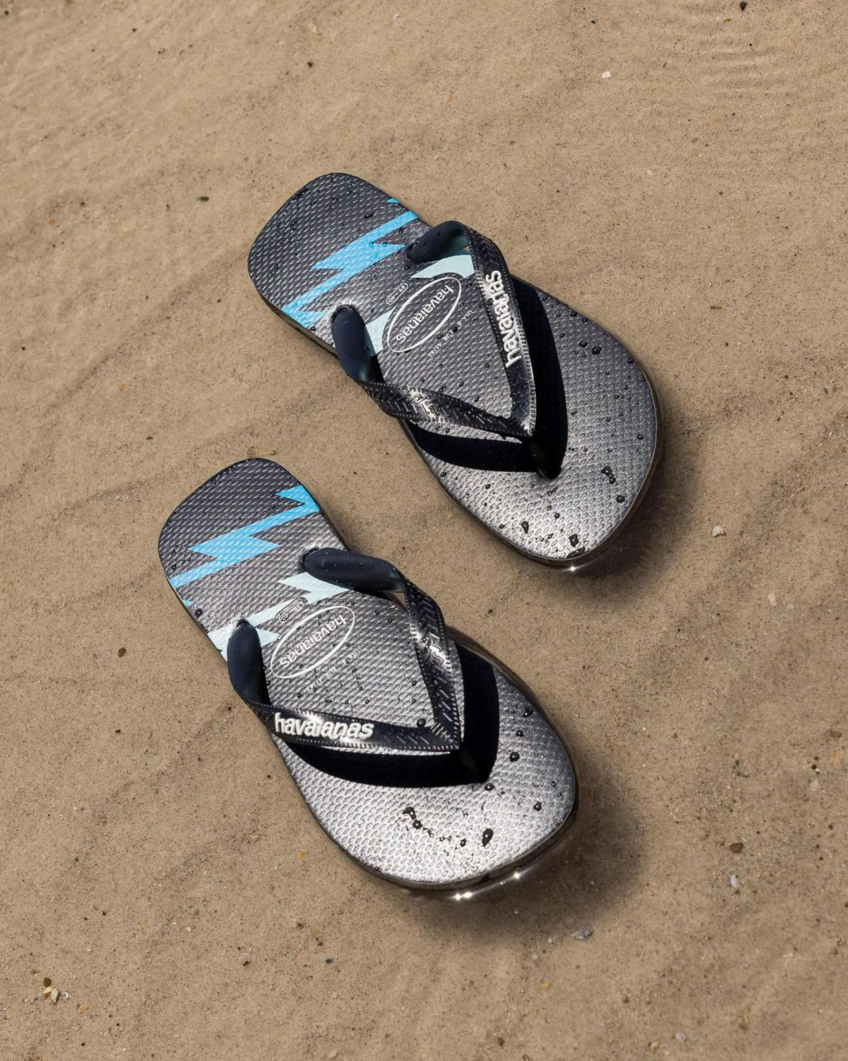 Havaianas Top Bolt Thongs Black/blue Discount