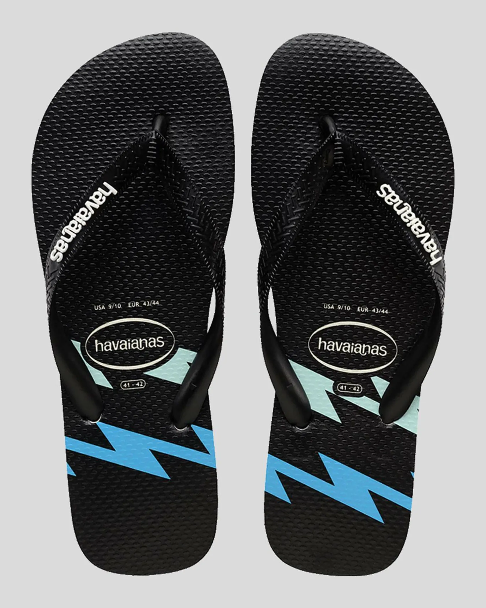 Havaianas Top Bolt Thongs Black/blue Discount
