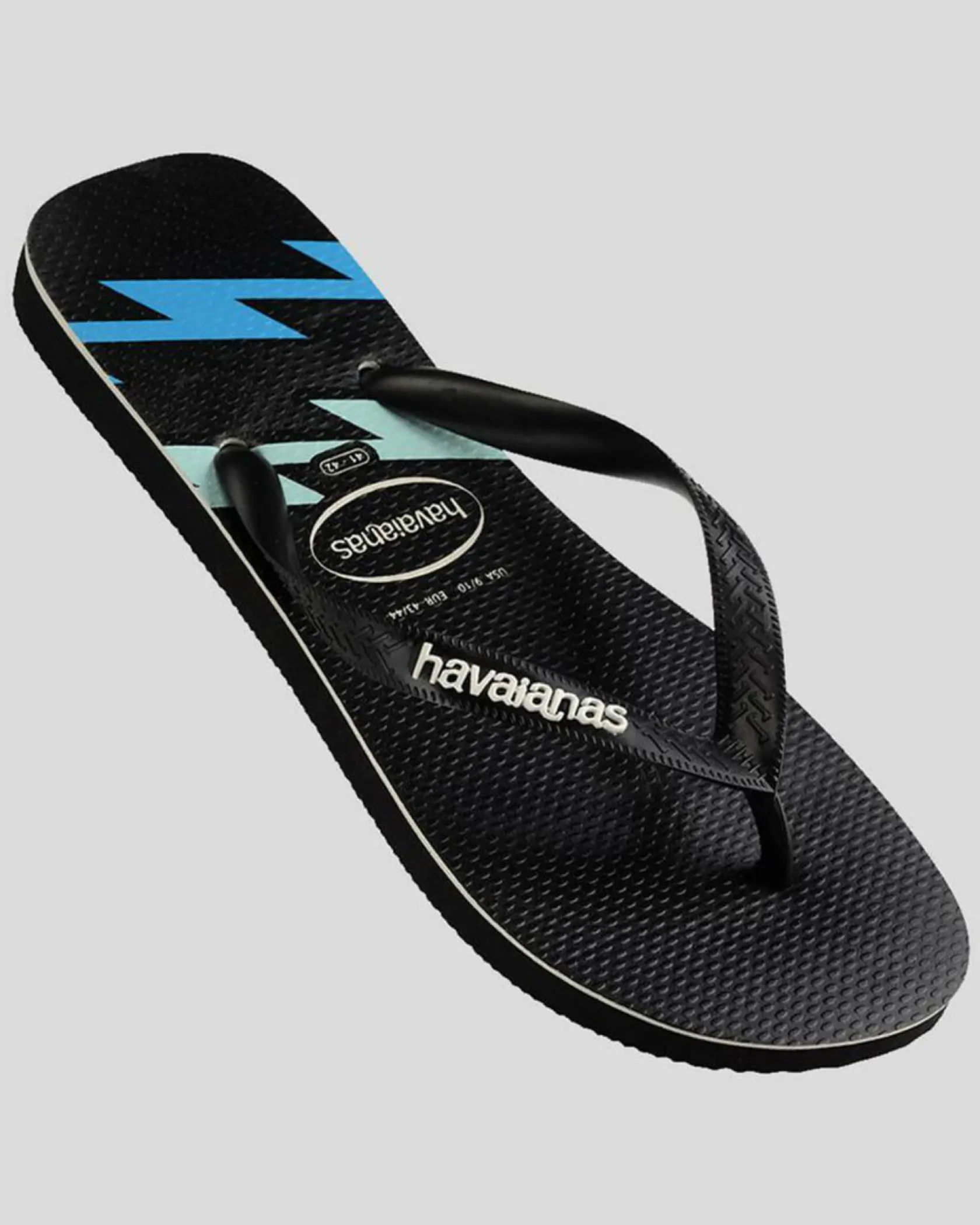 Havaianas Top Bolt Thongs Black/blue Discount