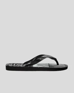 Havaianas Top DC Logomania Batman Thongs Black New