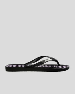 Havaianas Top Electric Thongs Black/purple Outlet