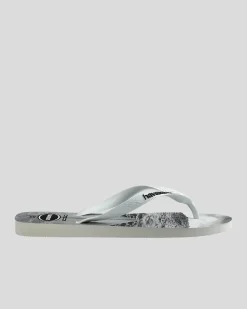 Havaianas Top Hype Thongs White/white/black/grey Sale