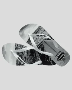 Havaianas Top Hype Thongs White/white/black/grey Sale