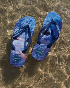 Havaianas Top Hype Thongs Navy/navy/lavander Blue