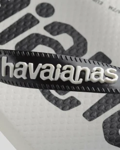 Havaianas Top Logomania 2 Thongs White/black/white Best