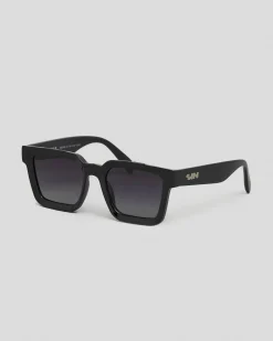 Sin Eyewear Top Shelf Polarised Sunglasses Shiny Black / Smoke Best