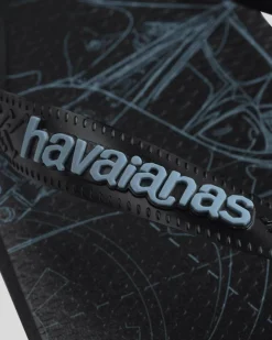 Havaianas Top Star Wars Darth Vader Thongs Black/black/blue Sale