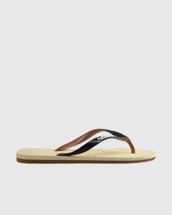 Havaianas Top Tred Thongs Beige/brown/white Clearance