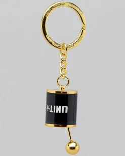 Unit Topgear Keyring Black Gold Hot