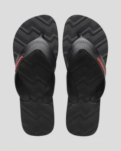 Havaianas Track Waves Thongs Black Best