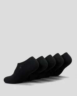 RVCA Transfer III Socks 5 Pack Black Hot