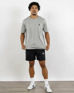 adidas Trefoil Essential T-Shirt Medium Grey Heather Best