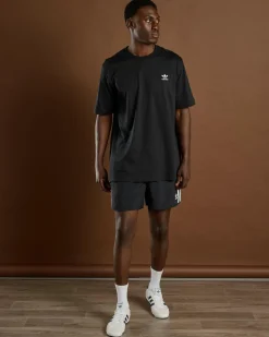 adidas Trefoil Essential T-Shirt Black New