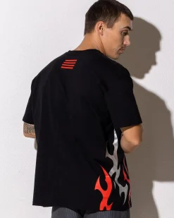 Jetpilot Tribal Heavy T-Shirt Black New