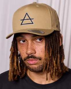 Lucid Trifecta Snapback Cap Khaki Discount