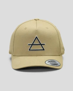 Lucid Trifecta Snapback Cap Khaki Discount