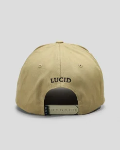 Lucid Trifecta Snapback Cap Khaki Discount