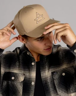 Lucid Trinity 2.0 Snapback Cap Khaki Best