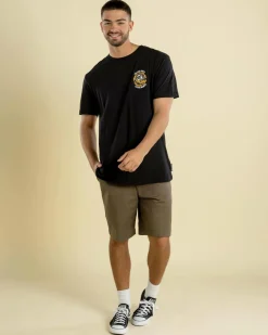 The Mad Hueys Tropic Caught Fk All T-Shirt Black Outlet