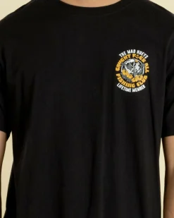 The Mad Hueys Tropic Caught Fk All T-Shirt Black Outlet