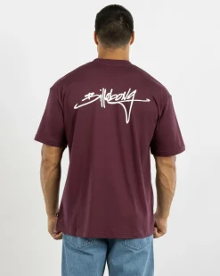 Billabong Trucker OG T-Shirt Plum Hot