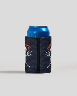 Salty Life Tsunami Stubby Cooler Black Sale
