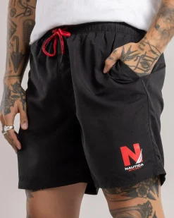 NAUTICA Tulsa 6 Inch Swim Short Black Sale