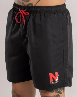 NAUTICA Tulsa 6 Inch Swim Short Black Sale