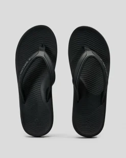 Rip Curl Tunnels Bloom Thongs Black