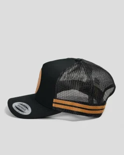 Salty Life Twice Bitten Trucker Cap Black Discount