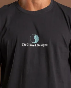 Town & Country Surf Designs Twilight T-Shirt Washed Black Clearance