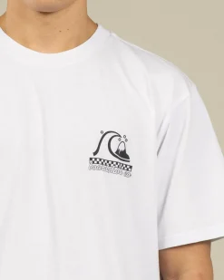 Quiksilver Under The Lip T-Shirt White Hot