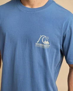 Quiksilver Under The Lip T-Shirt China Blue Sale