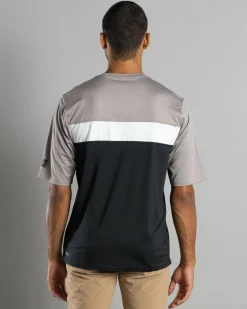 Rip Curl Undertow Short Sleeve Rash Vest Black/ Grey Hot