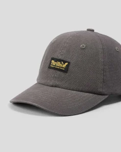 Thrills Union 6 Panel Cap Charcoal Rose Sale