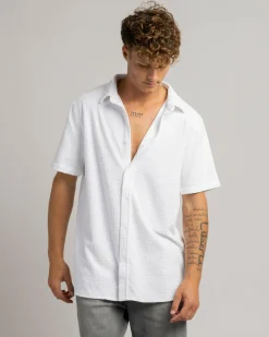 Skylark Unwind Short Sleeve Shirt White
