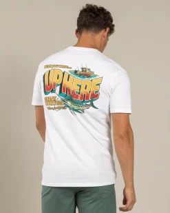 Great Northern Up Here T-Shirt White Clearance