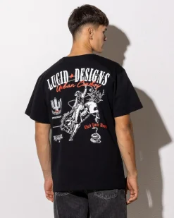 Lucid Urban Rodeo T-Shirt Black Outlet