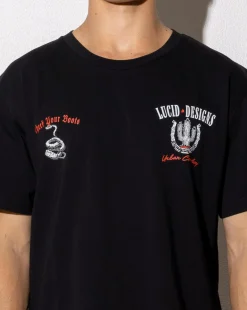 Lucid Urban Rodeo T-Shirt Black Outlet