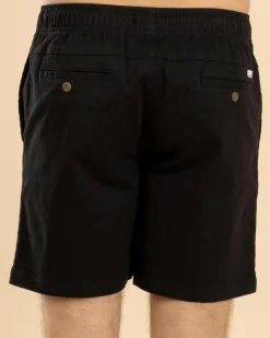 Lucid Urbane Elastic Waist Shorts Black Online