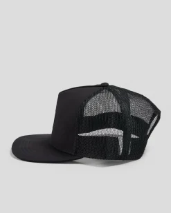RVCA VA ATW Trucker Cap Black Clearance