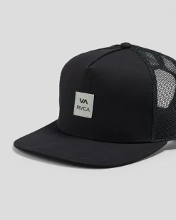 RVCA VA ATW Trucker Cap Black Clearance