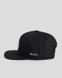RVCA VA Infield Snapback Cap Black Outlet