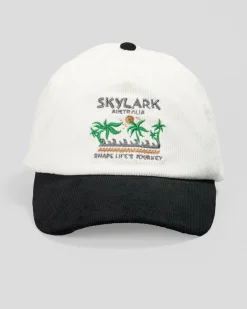 Skylark Vacation Dad Cap Off White/charcoal New