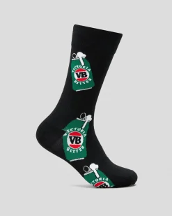 FOOT-IES VB Cans Socks Black Discount